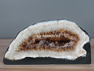 ametyst geoda, nepravý citrín
