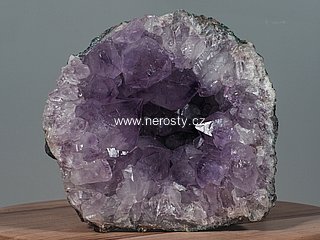 ametyst geoda, achát